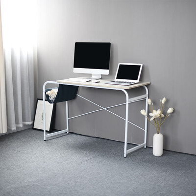 

Gobestart Desktop Computer Desk Laptop Study Table Office Desk With Cloth Bag Storage