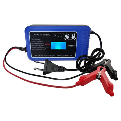 

12V 10A Intelligent Pluse Repairing Charger with LED Display Motorcycle & Car Battery Charger Lead Acid Battery Charger