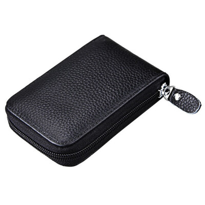 

Hot Mini Genuine Real Leather Credit ID Mens Business Card Holder Womens Pocket Wallet Lover Couple Gifts