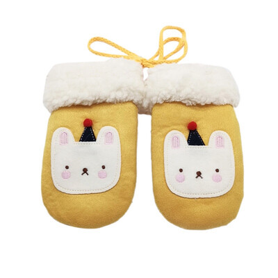 

Baby Gloves Toddler Girls Boys Outdoor Winter Patchwork Keep Warm Mittens