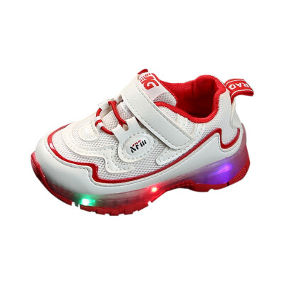 

Anti-slip Soft Sole Sneakers Walkers Baby Boys Girls Breathable Anti-Slip LED Sneakers Toddler Soft Soled Walkers Shoes