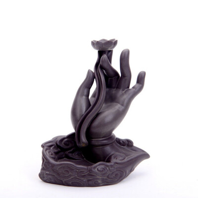 

Backflow Incense Burner Ceramic Aromatherapy Furnace Lotus Smell Aromatic Home Deacoration Office Incense Crafts Incense Holder
