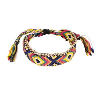 

Woven Rope String Hippy Boho Embroidery Cotton Friendship Bracelets For Women