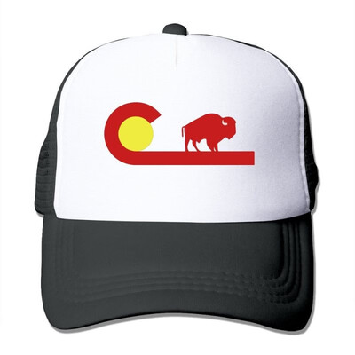 

YCTBHATS Colorado Buffalo State Flag Mesh Unisex Adult- Snapback Trucker Hats