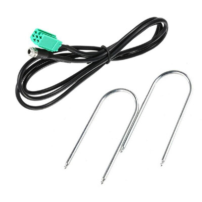 

Aux Audio Cable Mini ISO 35mm 6pin to Female with 2 Removal Keys Replacement for Renault CD