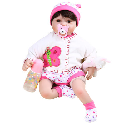 

22in Reborn Baby Rebirth Doll Kids Gift Cloth Material Body