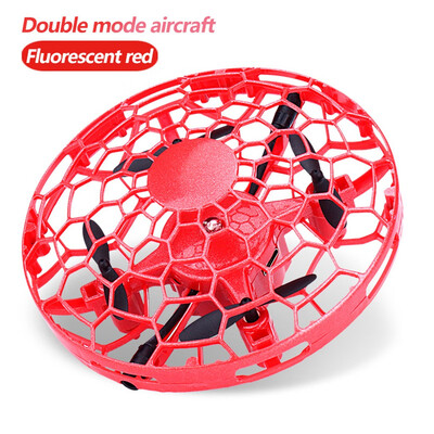 

Siaonvr Intelligent Gesture Induction Remote Control Three Mode UFO RC Drone Child Toy