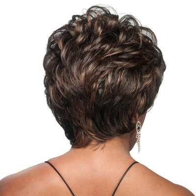 

Women Short Curly Wigs High Temperature Fiber Girls Retro Headgear Cosplay Costume Hairpiece