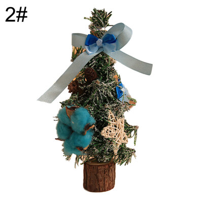 

26cm Christmas Tree Wooden Plastic Home Hotel Bar Club Xmas Party Ornament Decor