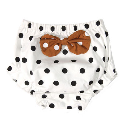 

Kids Girls Underwear Baby Toddler Girl Cotton Cute Breathable Soft Dot Print Underwear Panties Briefs with Bowknot New