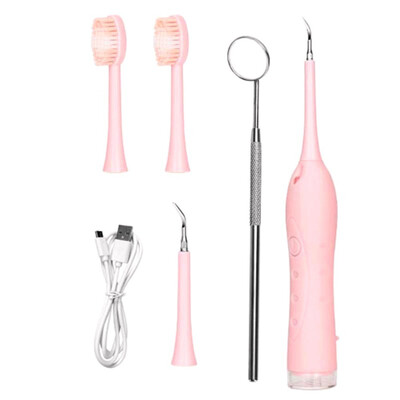 

Electric Tooth Cleaner Oral Irrigator Toothbrush Heads Mouth Glasses Calculus Remover Dental Care Kits