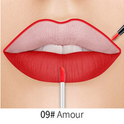 

Fashion Women 20 Colors 2 In 1 Lip Gloss&Lip Liner Matte Liquid Lipstick