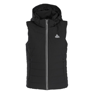 

PEAK womens vest autumn&winter new fashion cotton stand collar warm sports shirt DF483012 black  code