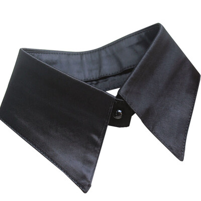 

Women Girls Fake False Collar Detachable Lapel Shirt Peter Pan Choker Necklace