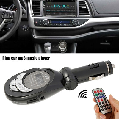 

Wireless In-Car Bluetooth FM Transmitter with Remote MP3 Radio Adapter