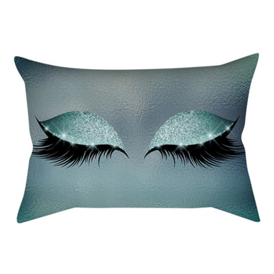 

30x50cm Eyelash Out Soft Velvet Cushion Cover Case Marble Pillow Covers Decorations Sofa House Pillowcase Gift For Living Room