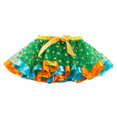 

Baby Girls Skirt Halloween Tutu Princess Mesh Dot Print Matching Children High Waist Ballet Kids Party Dance Skirts 2-7Y 2019