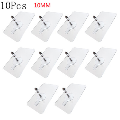 

Toponeto Nail Free Wall Hook Screw Adhesive Non-Trace No Drilling for Bathroom Kitchen