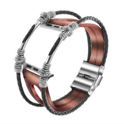 

〖Follure〗Replacement Leather Wristband Band Strap Bracelet For iWatch Series 5 44mm