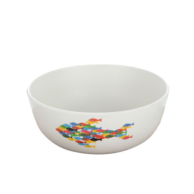 

Toponeto Bamboo Fiber Bowls Unbreakable Lightweight Large Bowls Dishwasher Safe Healthy