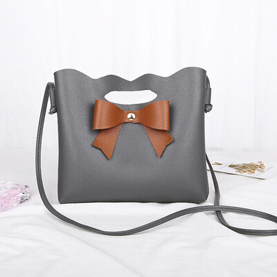

Tailored Fashion Women Bowknot Crossbody Bag Shoulder Bag Messenger Bag Bucket Bag