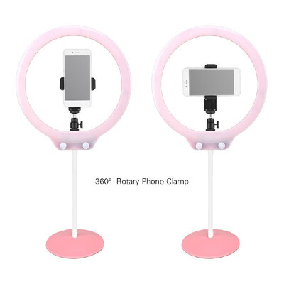 

ZOMEI ZM128 Portable Camera Photo Studio Phone Video 128 LED Ring Light 3200K-5600K Bi-color Dimmable Beautify Lamp with Mirror an