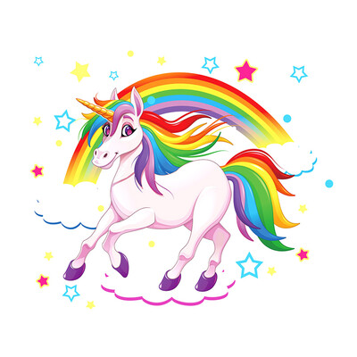 

Removable Unicorn Wall Sticker Wall Art Decoration Home Room Decor for Baby Room Bedroom Kindergarden