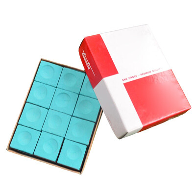 

12Pcs Snooker Billiard Chalks High Quality Pool Cue Stick Chalk Oily Dry Billiard No-slip Chalk Indoor Sport Accessories