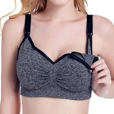 

Cotton Maternity Nursing Bras Set Pregnant Breastfeeding Pregnancy Women Underwear Front Button Breast feeding Maternity Bra