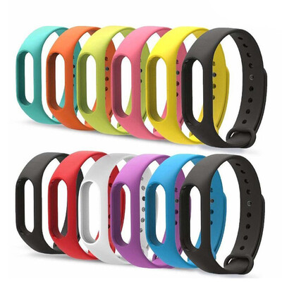

〖Follure〗12PCS Silicon Wrist Strap WristBand Bracelet Replacement For XIAOMI MI Band 2