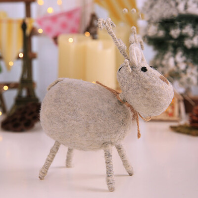 

Siaonvr Christmas Toys Sled Snowman Elk Shape Portable Cartoon Deer Pattern Snowman