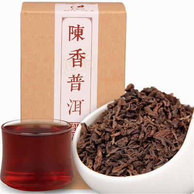 

C-PE011 China Puer tea boxed 120g Yunnan puer tea ripe pu erh loose tea Chinese food pu er old tree organic health