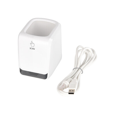 

QR Barcode Scanner Handsfree Wired 2D1D Automatic Barcode Reader for Mobile Payment Box Scanning Reader Box Barcode Scanner for R