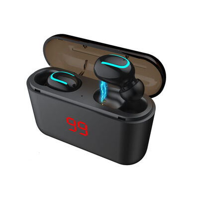 

G02 TWS 50 Bluetooth Earphone Wireless Earphones IPX7 Waterproof Earphones 3300mAh LED Smart Power Bank Phone Holder