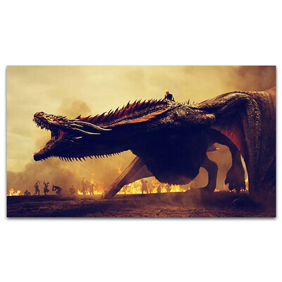 

Game of Thrones Poster Decorative Painting Cloth Wall Art Mural Home Decor Artwork for Living Room Bedroom