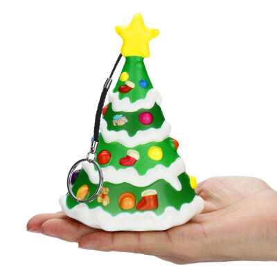 

YIWULASquishies Kawaii Christmas Tree Slow Rising Cream Scented Stress Relief Toys