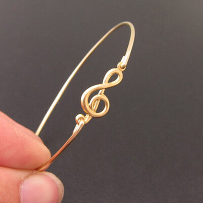 

Fashion Wild Musical Symbol Bracelet Birthday Gift Unisex Pair Hand Chain Jewelry Hot Gift