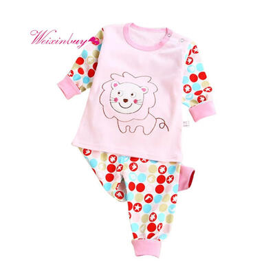 

Children Clothing Set Baby Girl Underwear Autumn Long Sleeve Cartoon T-shirt Pants Fashion Boy Clothes Set Children Clothing