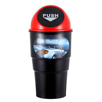 

New Car Color Multi-function Creative Garbage Bag Storage Bucket ABS Trash Can
