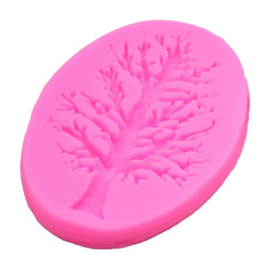 

1pcs DIY Silicone Cake Mold New Halloween Withered Tree Fondant Cake Mold DIY Baking Tools Cake Decorating Tools Gum paste Mold