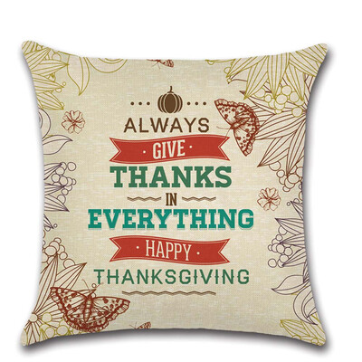

1Pcs Thanksgiving Halloween Pumpkin Theme Pillow Case Cushion Cover Home Decor