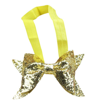 

Big Bow Girls Headband Headwrap Lovely Children Solid Cute Hair Accessories Infant Crown Head Band
