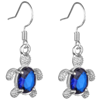 

1pair New Design European And American Alloy Turtle Earrings