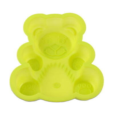 

Hot Bear Shape 3D Silicone Cake Mold DlY Cartoon Baking Tools Bakeware Maker Mold Tray Baking Cake Moulds Drop Shippping