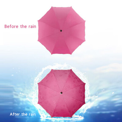 

Siaonvr Travel Parasol Folding Rain Windproof Umbrella Folding Anti-UV SunRain Umbrella