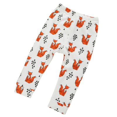 

New Autumn Baby Boys Girls Pants Warm Children Clothing Plus Velvet Thickening Cartoon Warm Trousers Leggings