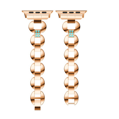 

〖Follure〗Alloy Crystal Link Bracelet Watch Band Strap For Apple Watch Series 3 38MM