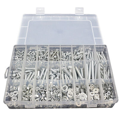 

24 Grids M3 M4 M5 M6 Bolts Screws Nuts Hex Button Head Gasket Kit Set Plastic Home Toolkits Compartment Box