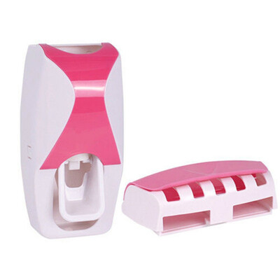 

Tooth Brush Holder Automatic Toothpaste Dispenser 5 Toothbrush Holder Toothbrush Wall Mount Stand Bathroom Tools