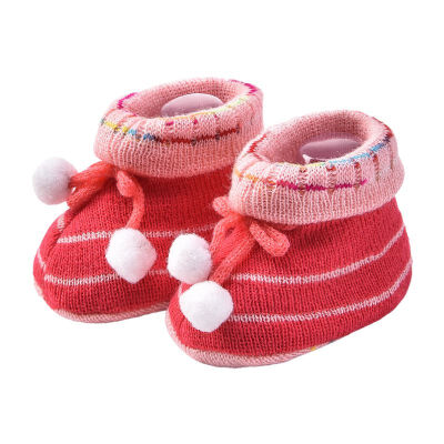 

Newborn Baby Socks First Walkers Baby Slippers Boot Infant Baby Girl Shoes Pure Hand Woven Wool Soft Shoes